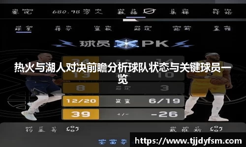 米乐YY易游热火与湖人对决前瞻分析球队状态与关键球员一览